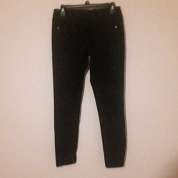 Mossimo Skinny Premium black denim jeans, ladies size 4S w/zipper/button fly - Picture 3 of 7